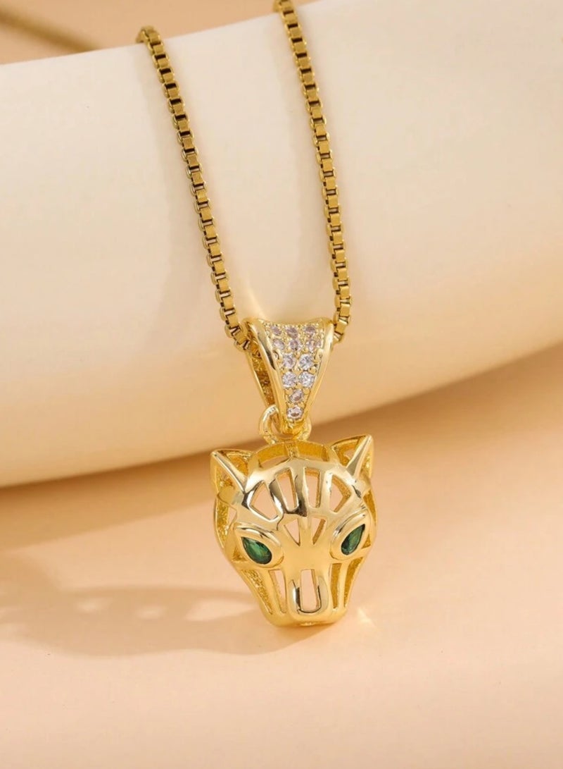 Casual collection Elegant Stainless Steel Gold Plated Necklace For Women - Image 3