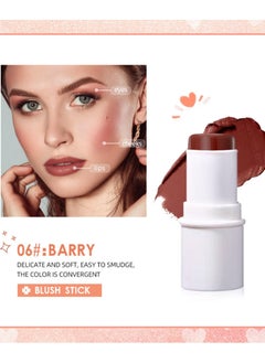QiBest 3 In 1 Creamy Shimmer Blush Stick 06#  - Image 1