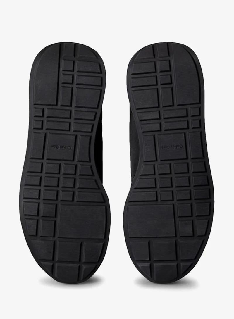 CALVIN KLEIN  Suede Mix Signature Logo Runner Trainers for Women | Best Price UAE