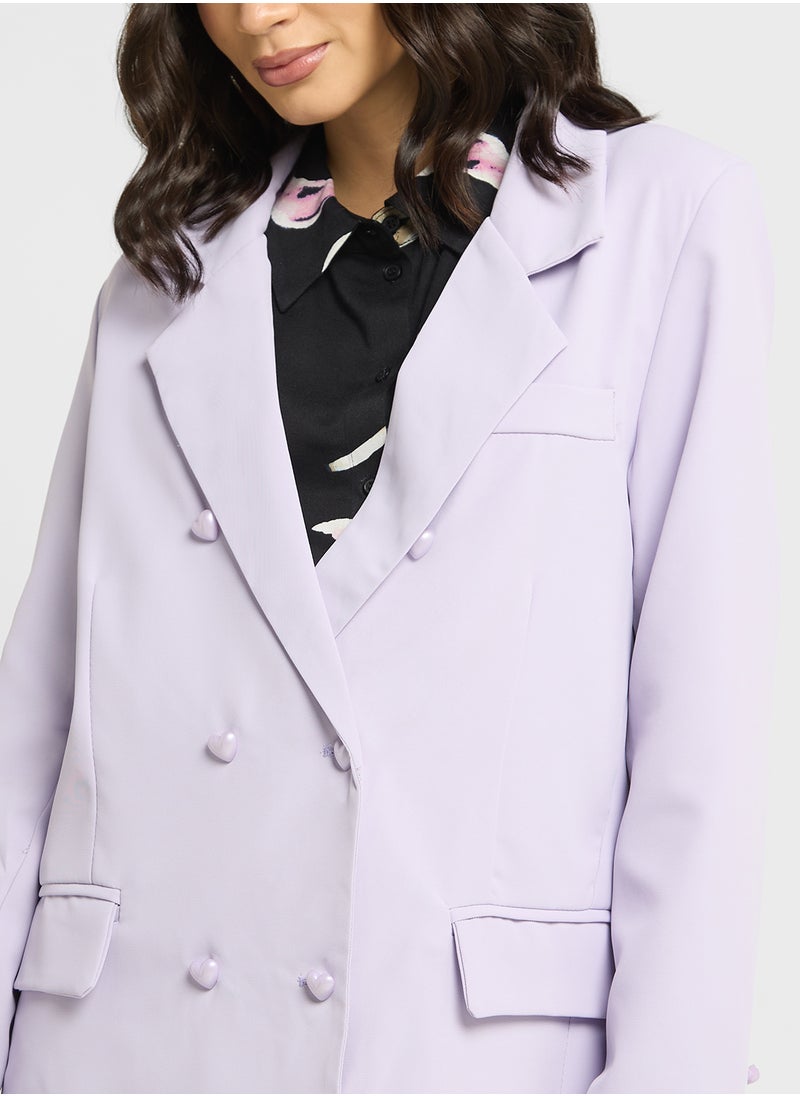 ELLA Double Breasted Blazer  - Image 3