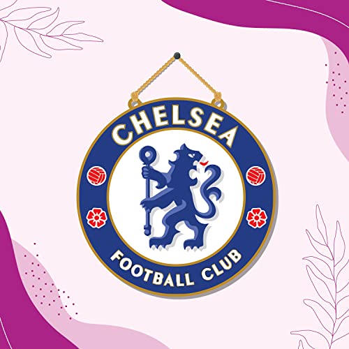 Bhai Please Chelsea Wooden Wall Decor | Hanging | Wall Art | Wooden Hanger For Living Room | Bedroom | Office - For Home Decor, Gift (Chelsea), 6 Inch - Image 5