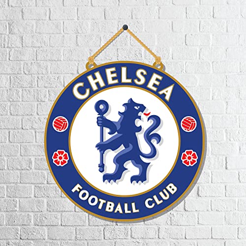 Bhai Please Chelsea Wooden Wall Decor | Hanging | Wall Art | Wooden Hanger For Living Room | Bedroom | Office - For Home Decor, Gift (Chelsea), 6 Inch - Image 4