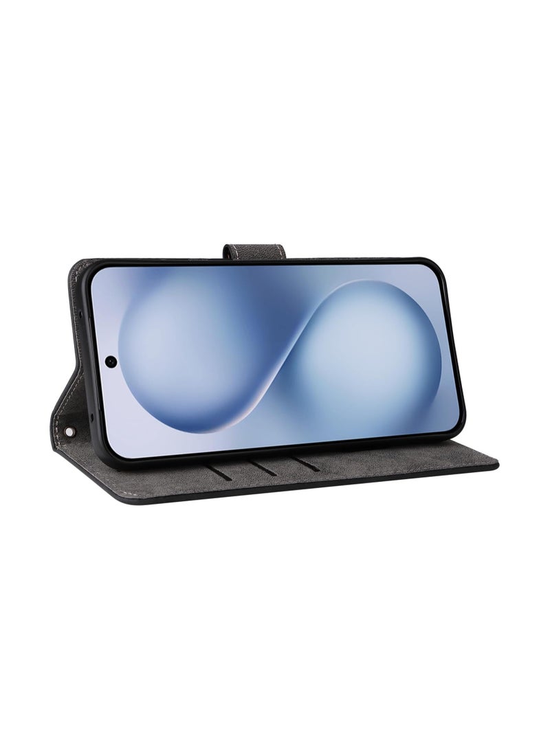 Wallet-style protective case suitable for Vivo X200 FE/S30 Pro mini, with 【credit card holder】 【RFID shielding】, PU leather flip cover protective case - Image 2
