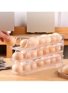Generic 2-Tier Acrylic Egg Organizer with 28 Egg Capacity, Practical Design L  - Image 3