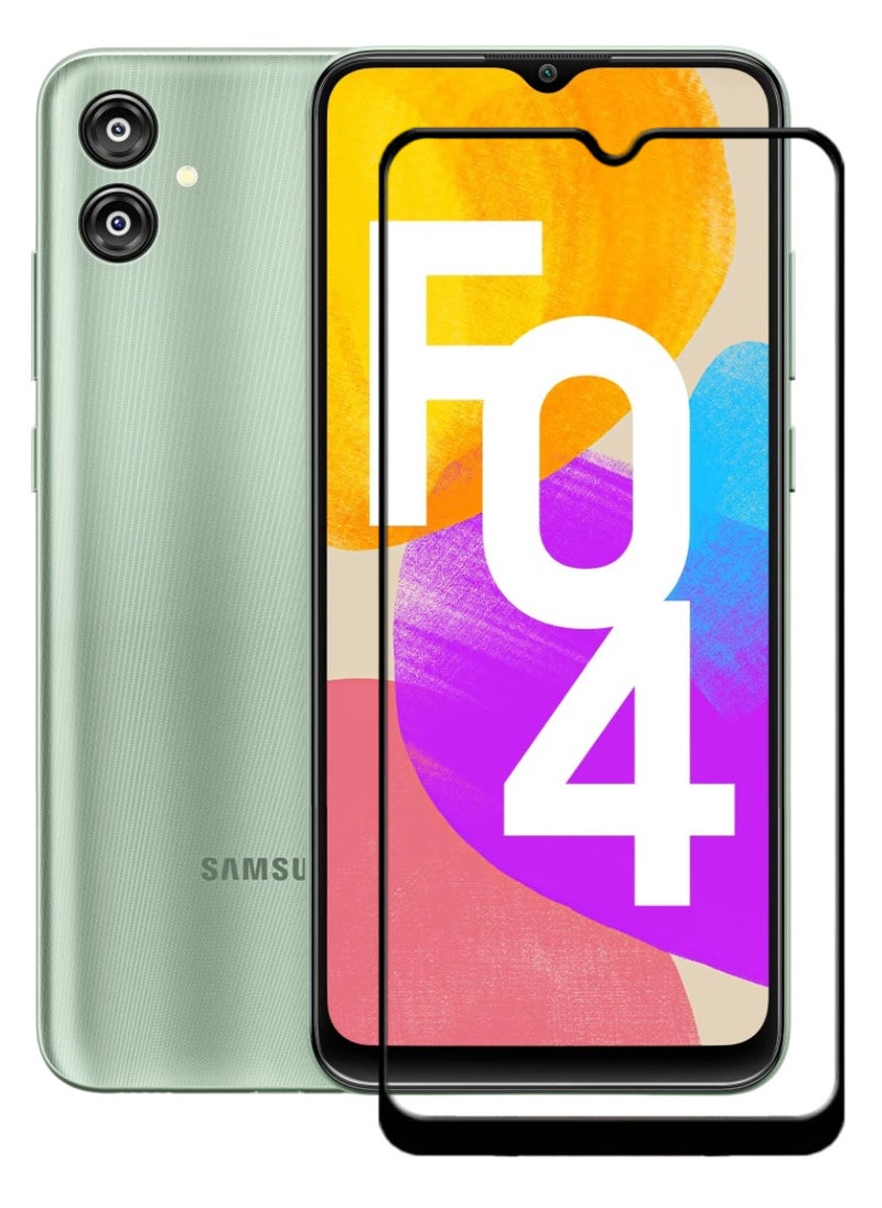 ACLIX Antistatic ESD Dustproof Premium Quality High Definition Tempered Glass Screen Protector Designed For Samsung Galaxy F04 - Image 1