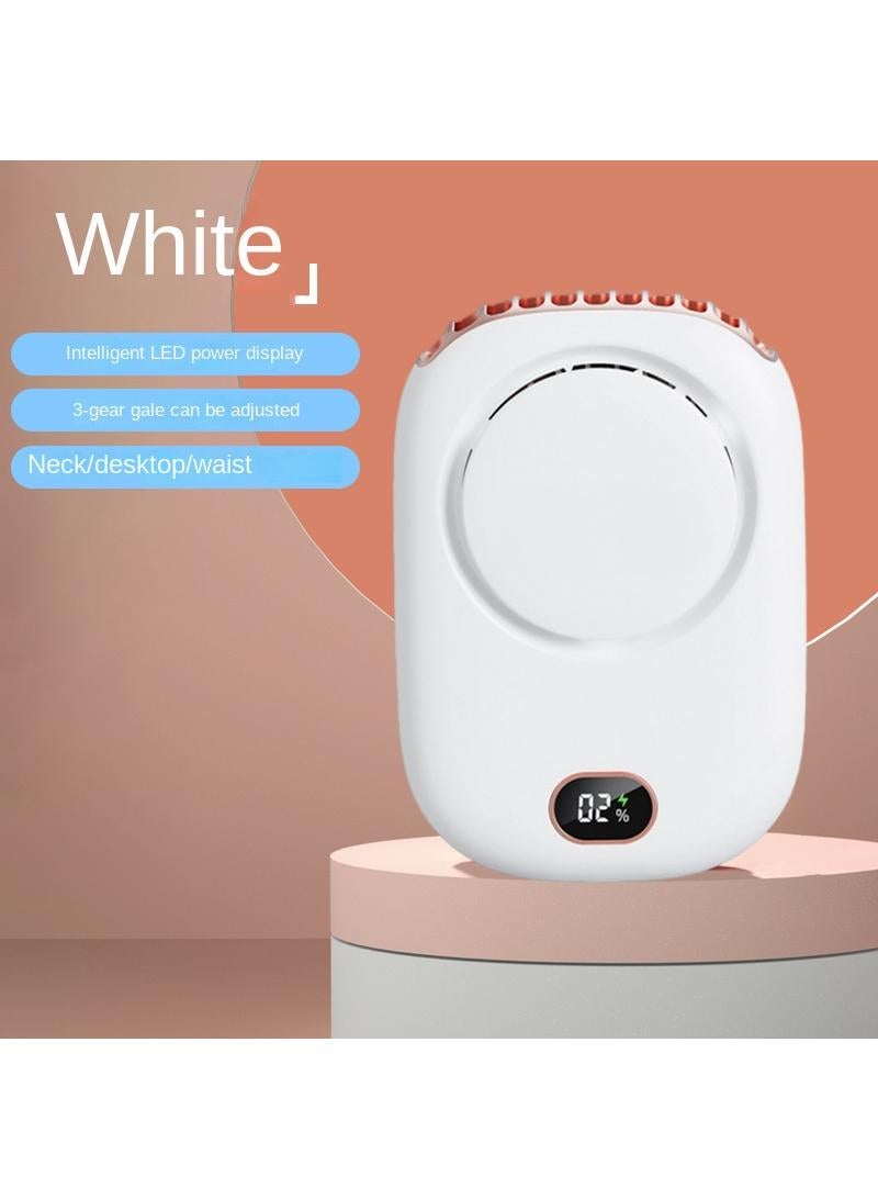 Y&D Outdoor Hanging Neck Usb Wireless Charging Portable Mini Electric Fan  - Image 1