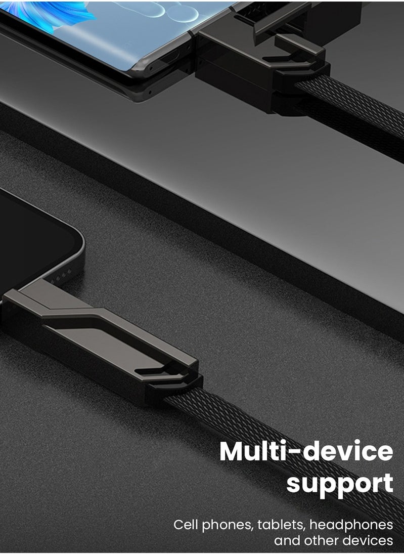 Vermaney - 4 in 1 100W Fast Charging USB Type C To USB C / L Cable for Mobile Phone PD Cable Wire - Image 1