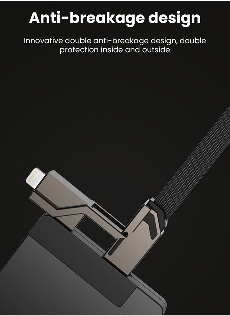 Vermaney - 4 in 1 100W Fast Charging USB Type C To USB C / L Cable for Mobile Phone PD Cable Wire - Image 1