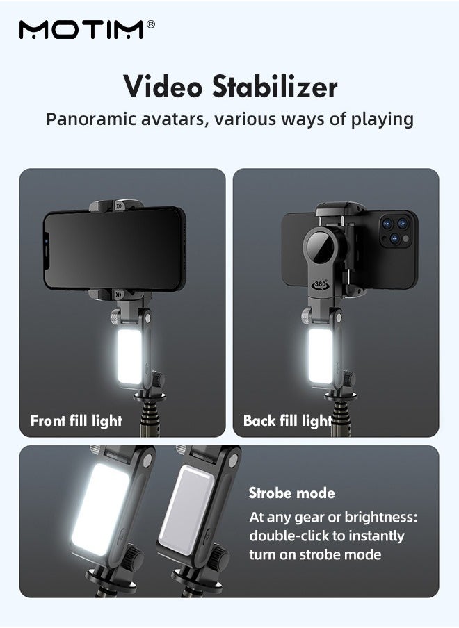 Smartphone Gimbal Stabilizer/Selfie Stick Tripod with 70cm Extension Rod, 360 ° Rotation Anti Shake and Stable Shooting Auto Face Tracking, Android And iPhone Gimbal, Gimbal Video Record Vlog TikTok YouTube video Stabilizer - pzsku/ZB6608B7B8CA98124F1ACZ/45/_/1713324335/c1c1d94d-76f8-4375-a681-e7365d4d33a3