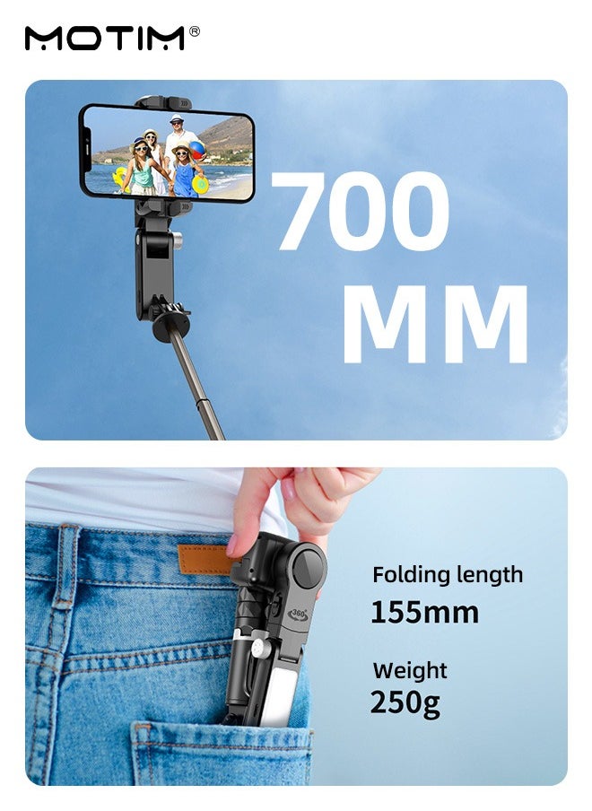 Smartphone Gimbal Stabilizer/Selfie Stick Tripod with 70cm Extension Rod, 360 ° Rotation Anti Shake and Stable Shooting Auto Face Tracking, Android And iPhone Gimbal, Gimbal Video Record Vlog TikTok YouTube video Stabilizer - pzsku/ZB6608B7B8CA98124F1ACZ/45/_/1713324336/79a59677-0c12-495b-82c7-58ea0de5b10e