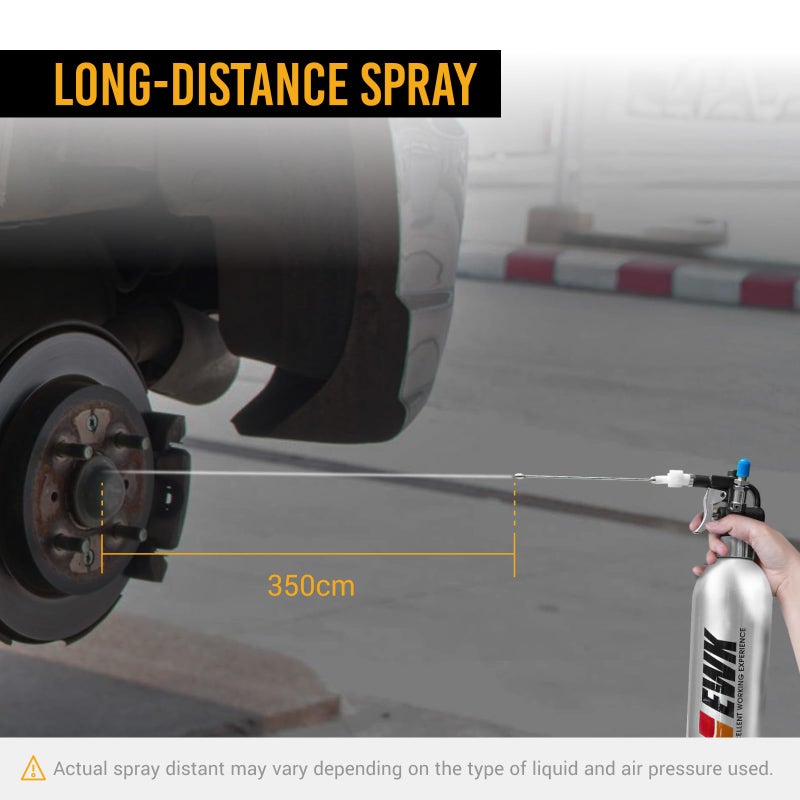 EWK EWK Patented Refillable Aluminum Aerosol Spray Can 110 psi/ 22 oz  - Image 4