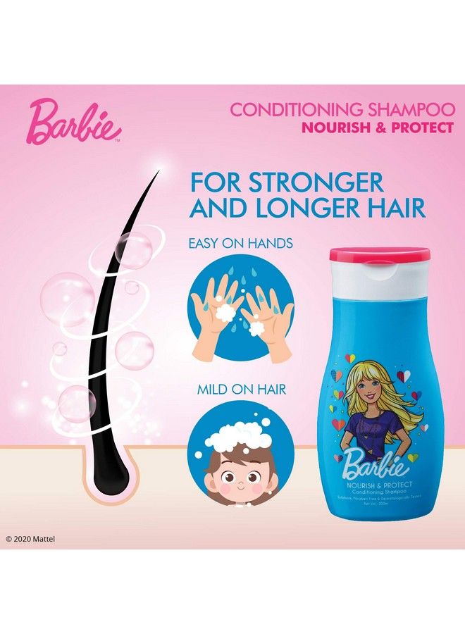 Barbie Conditioning Shampoo Nourish & Protect 200Ml ; Sulphate & Paraben Free ; Dermatologically Tested ; Pack Of 2 - Image 5