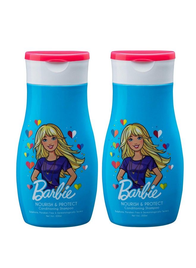 Barbie Conditioning Shampoo Nourish & Protect 200Ml ; Sulphate & Paraben Free ; Dermatologically Tested ; Pack Of 2 - Image 1