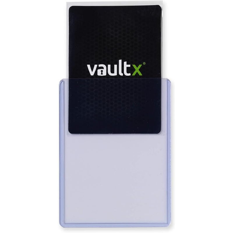 فولت إكس Vault X حافظات توب لودر بسمك 35 نقطة، لبطاقات التداول، حافظات صلبة إضافية سميكة، حافظات بطاقات صلبة ناعمة مقاس 3 × 4 انش، حافظات شفافة صلبة لألعاب البطاقات القابلة للتجميع، والبطاقات الرياضية، وTCG - Image 2