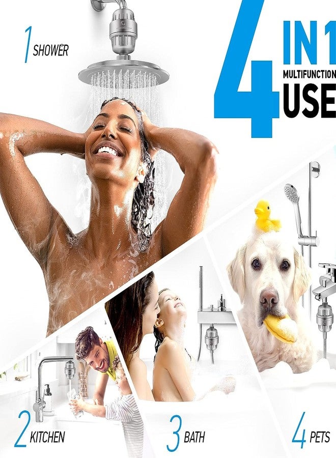 BWDM 15-Stage Replacement Premium Filter Cartridge 2-Pack (No Housing), Compatible with Any Shower Filter of Similar Design Universal High Output (2 x Replacement Cartridge) - Image 4