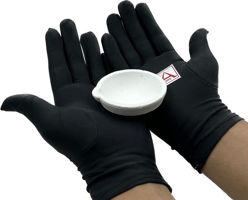 Aone وعاء قرص ذوبان سيراميك أبيض 70 مم لعمليات التكرير عالية الحرارة، الصب، ذوبان البلاتين، الذهب، الفضة، النحاس والمجوهرات الخردة لصنع وإصلاح المجوهرات، صناعة النماذج، إلخ - Image 3