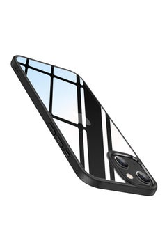 Compatible with iPhone 14 Pro Case Non-Yellowing Crystal Clear Back Protective Cover Slim Thin Phone Case for iPhone 14 Pro (Black)