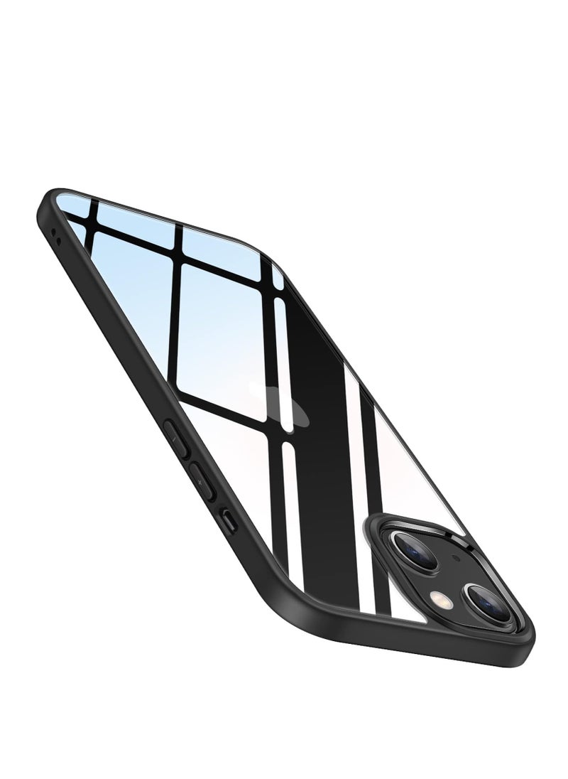 Generic - Compatible with iPhone 14 Pro Case Non-Yellowing Crystal Clear Back Protective Cover Slim Thin Phone Case for iPhone 14 Pro (Black) - Image 1