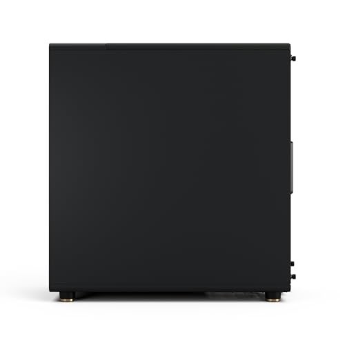 Fractal Design North - Genuine Walnut Wood Front - Mesh Side Panels - Two 140mm Aspect PWM Fans Included - Type C USB - ATX Airflow Mid Tower PC Gaming Case,Charcoal Black - Image 3