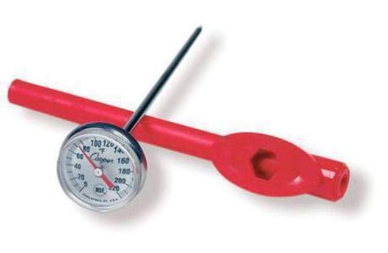 CooperAtkins 1246021 BiMetal Pocket Test Thermometer with Adjustment Sheath NSF Certified 0220F Temperature Range