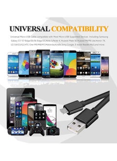 TREYO Fast Charging PS4 USB Cable, Durable Micro USB Charger for PS4 Controllers, Samsung Galaxy, LG, Kindle, and More - Tangle-Free Design  - Image 5