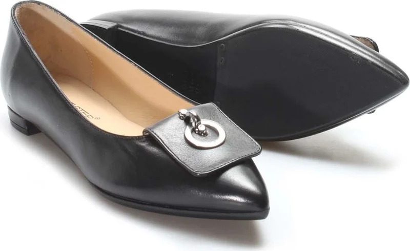 Fast Step Leather Women's Flat Shoes 019ZA21-131