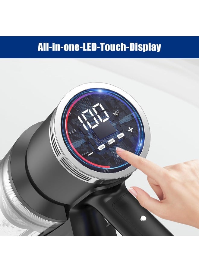 Handheld Vacuum Cleaner, Cordless Brushless Motor, Strong Suction for Home and Car, Lightweight - Image 4