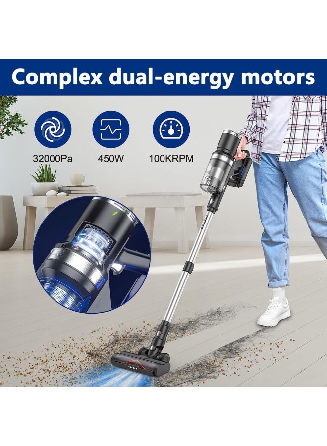 Handheld Vacuum Cleaner, Cordless Brushless Motor, Strong Suction for Home and Car, Lightweight - Image 2