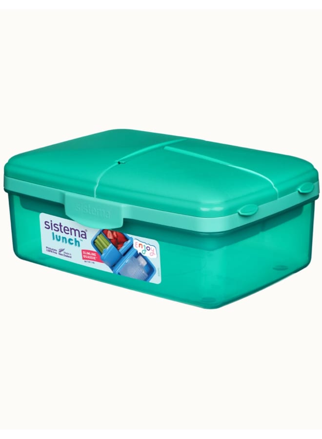 Sistema Lunch Box – BPA Free Plastic Aqua 1.5L - Image 1