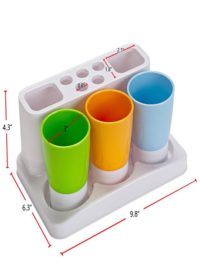 Aebeky Toothbrush Holder Kids Family Set for Bathroom Storage Organizer - Image 4