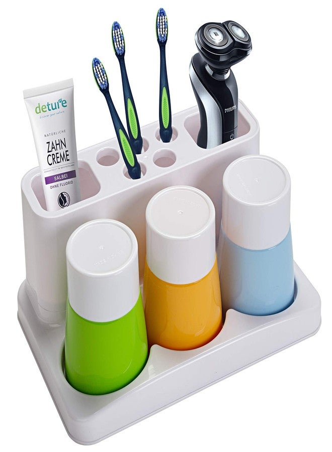 Aebeky Toothbrush Holder Kids Family Set for Bathroom Storage Organizer - Image 1