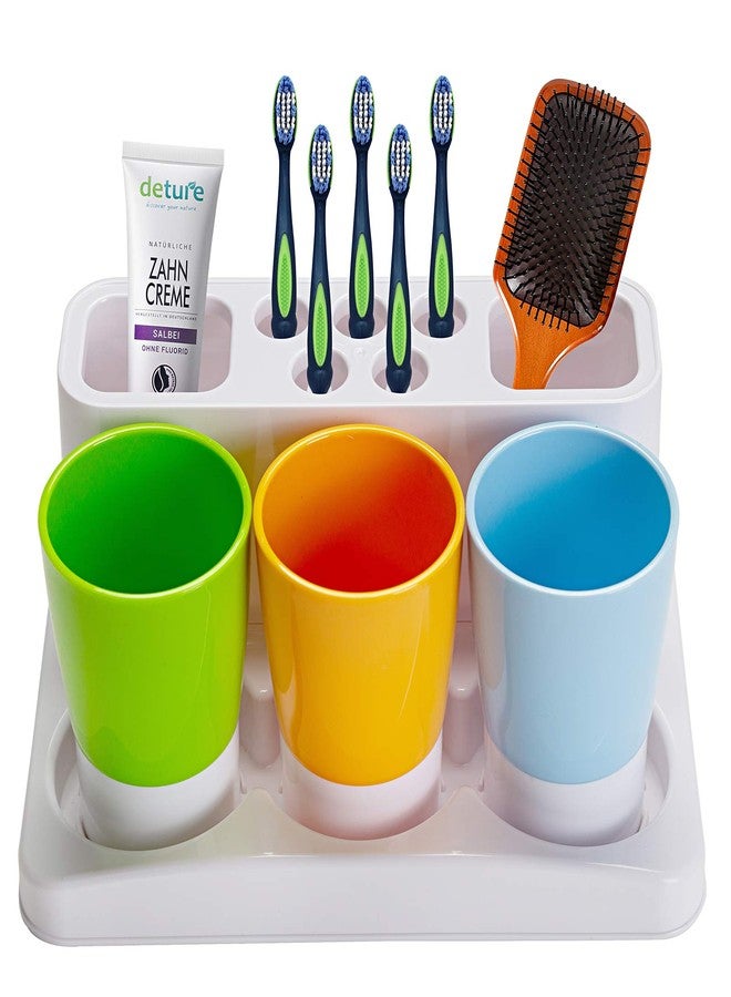 Aebeky Toothbrush Holder Kids Family Set for Bathroom Storage Organizer - Image 2