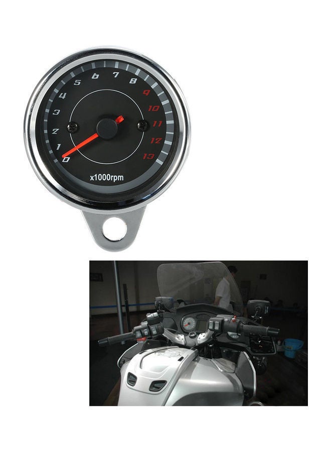 NIBEMINENT 12V Universal Motorcycle Tachometer - Image 3