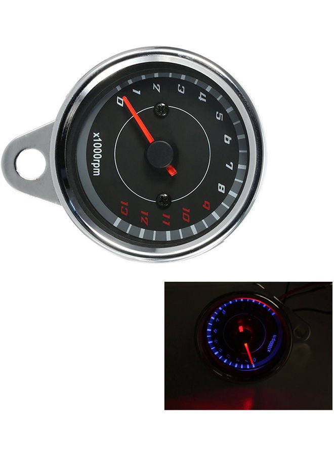 NIBEMINENT 12V Universal Motorcycle Tachometer - Image 2