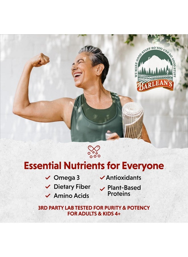 Barlean's Organic Digestive Seed Blend Fiber Supplement with Whole Chia, Ground Flax and Pumpkin Seeds, Quinoa, and Coconut, Rich in Omega 3 and Dietary Fiber, 12 oz - Image 4