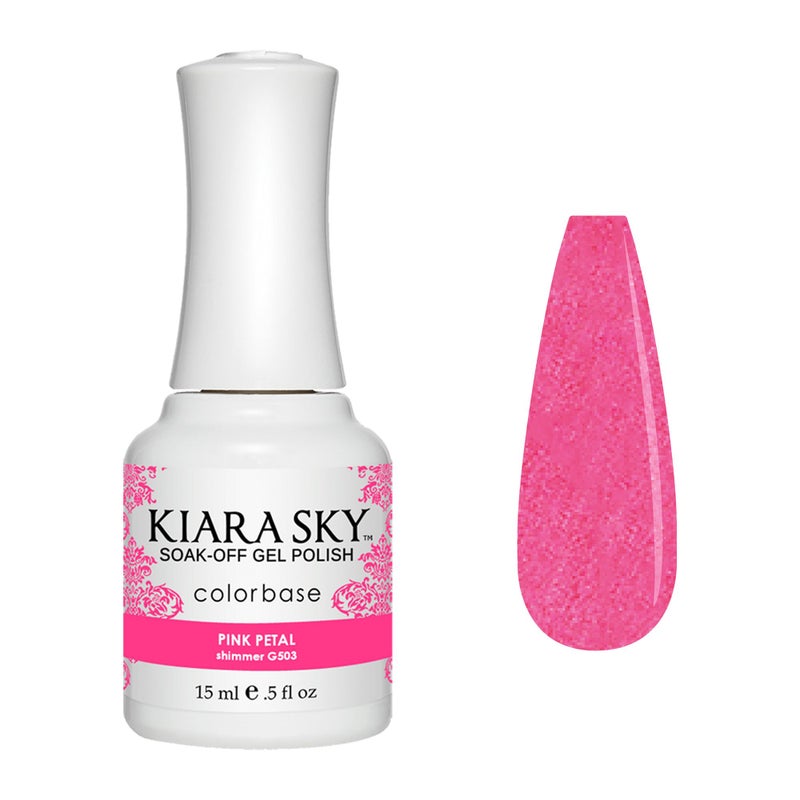 Kiara Sky Soak Off Gel Nail Polish 05 fl oz PINK PETAL G503 - Image 3