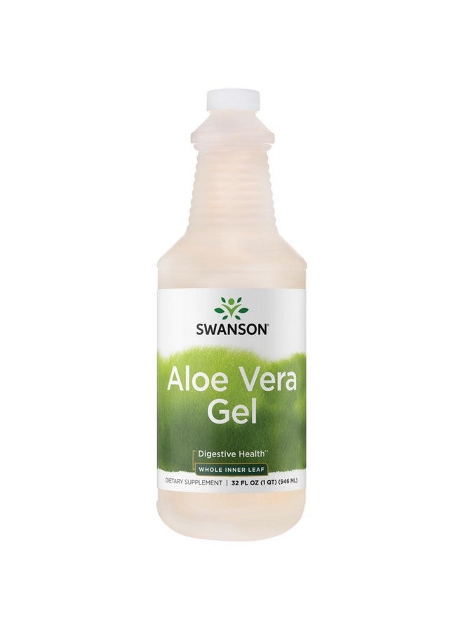 Swanson Premium Brand Aloe Vera Gel 32 fl Ounce (1 Qt) (946 ml) - Pack of 1 - Image 1