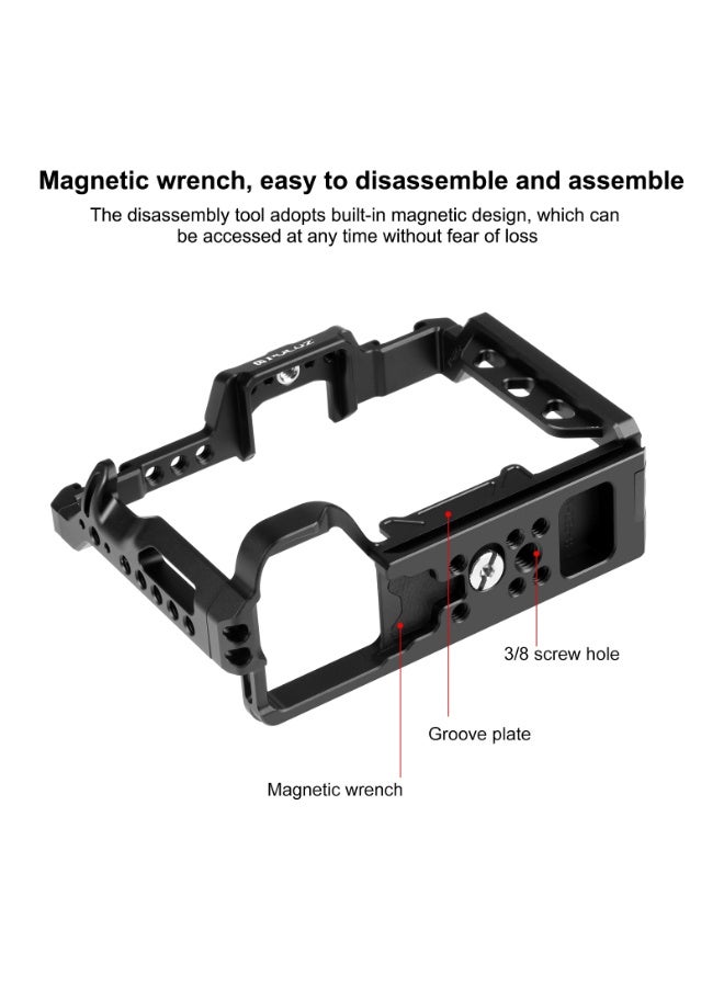 بولوز حامل تثبيت معدني PULUZ لكاميرات Sony A7 IV / ILCE-7M4 / A7M4 / A7M3 / A7R3 / A7R III - Image 4