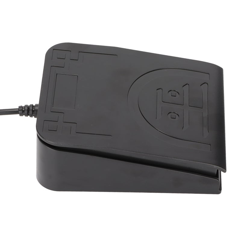 USB Foot Switch Pedal Single Pedal Switch with Mouse Keyboard Gaming Functions - High Sensitivity Photoelectric Switch Ergonomic Pedal for Transcription Media Play Pause - Image 5