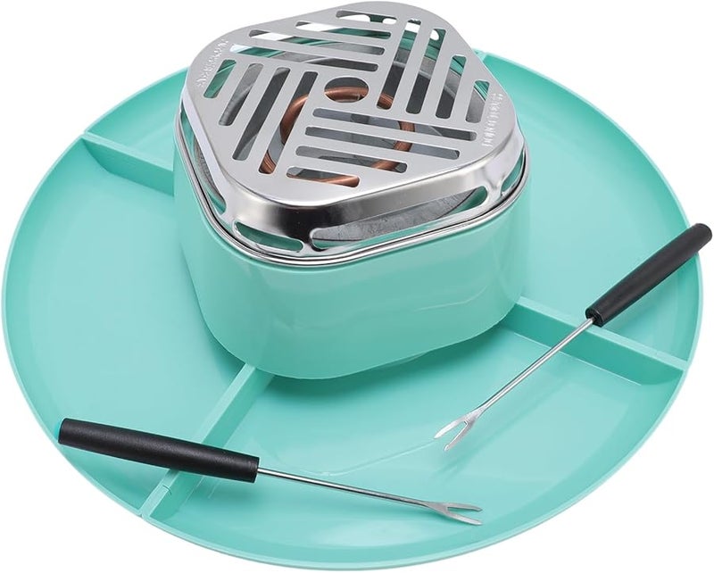 مجموعة فوندو كهربائية مع صانع سمورز ومحطة شواء لتجمعات الحفلات، قابس أمريكي 120 فولت - Image 5