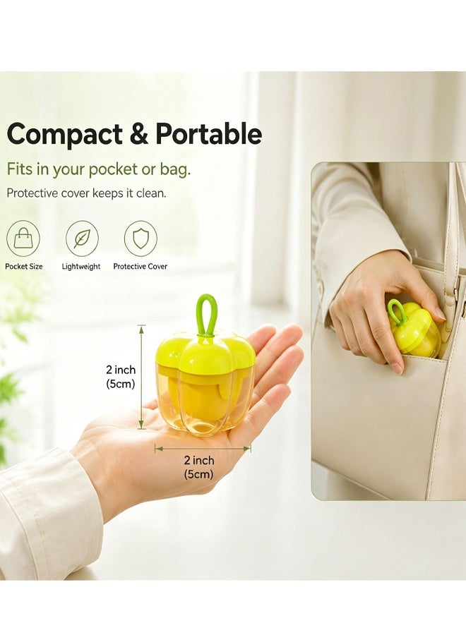 2 PCS Portable Mini Lint Rollers, Reusable Washable, For Clothes Car Seats Furniture Carpets Pet Hair, Travel Portable, Fits In Wallet Bag, Pet Hair Remover - Image 2
