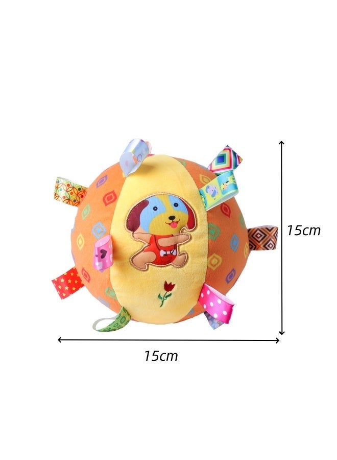 Pet Ball Toy,Interactive Balls For Dogs,Pet Rattle Ball,Interactive Dog Toy With Rolling,Pet Plush Toy,Wear-Resistant,Interactive,Bell Included,Pet Training,For Cat,Puppy,Medium Large Dogs - Image 2