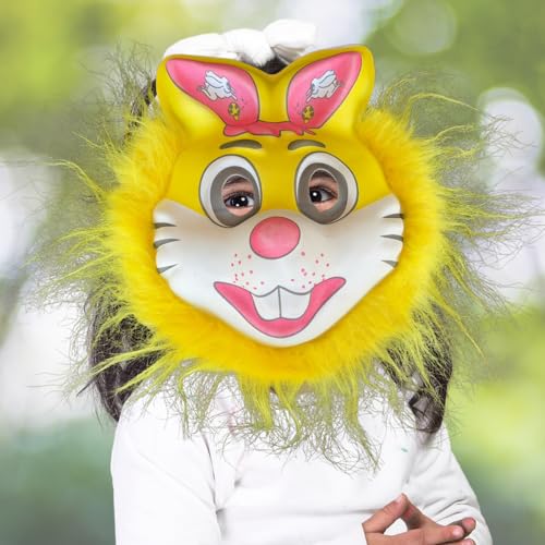 Salvus APP SOLUTIONS Holi Face Mask with Elastic – Reusable & Colorful Festival Mask for Holi Celebrations, Breathable & Comfortable Fit (Yellow_6x8 inch) - Image 1