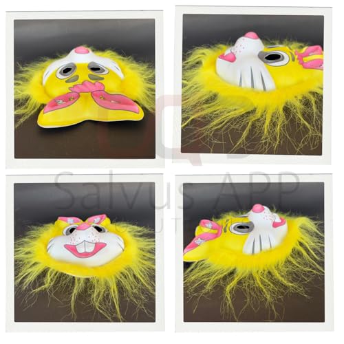Salvus APP SOLUTIONS Holi Face Mask with Elastic – Reusable & Colorful Festival Mask for Holi Celebrations, Breathable & Comfortable Fit (Yellow_6x8 inch) - Image 3