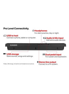 CASIO Casio CT-X5000 61-Key Touch-Sensitive Portable Keyboard  - Image 2