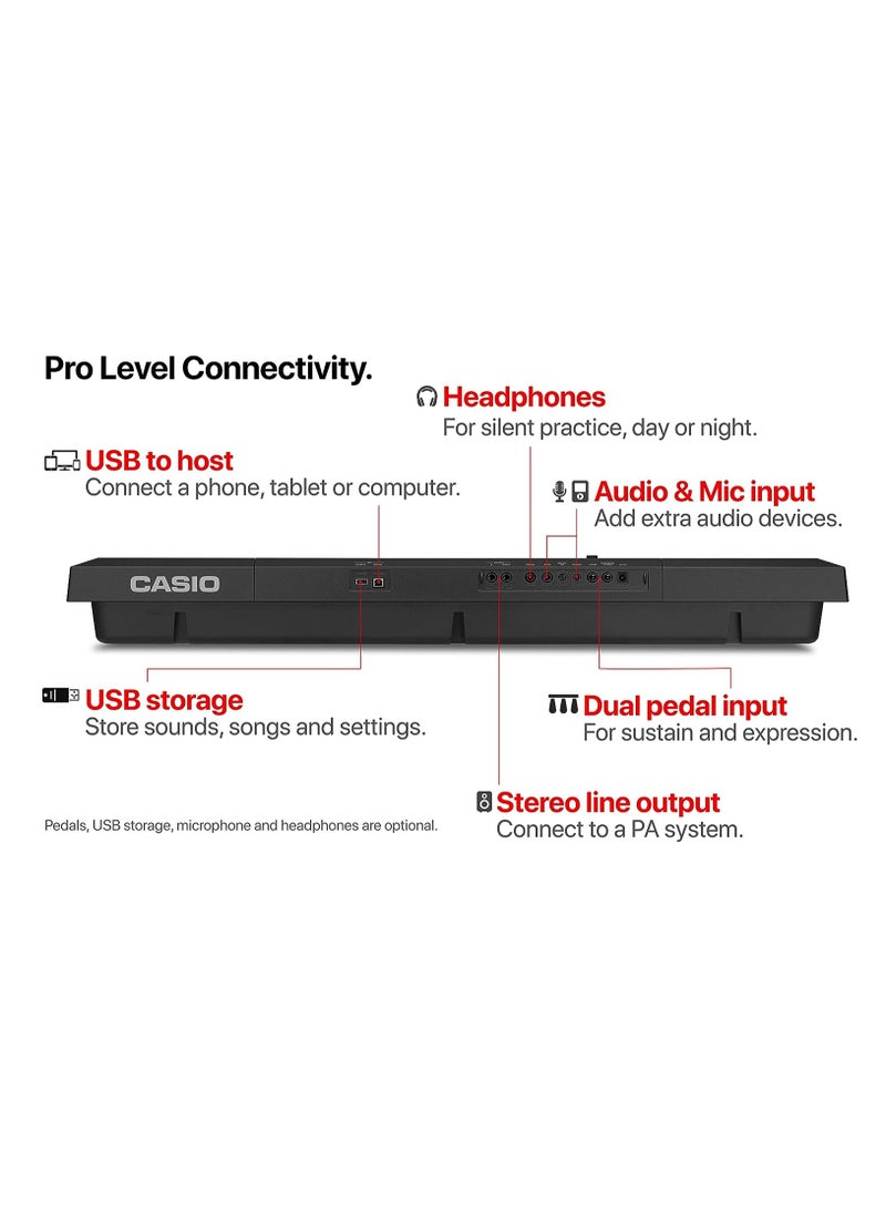 CASIO Casio CT-X5000 61-Key Touch-Sensitive Portable Keyboard  - Image 2