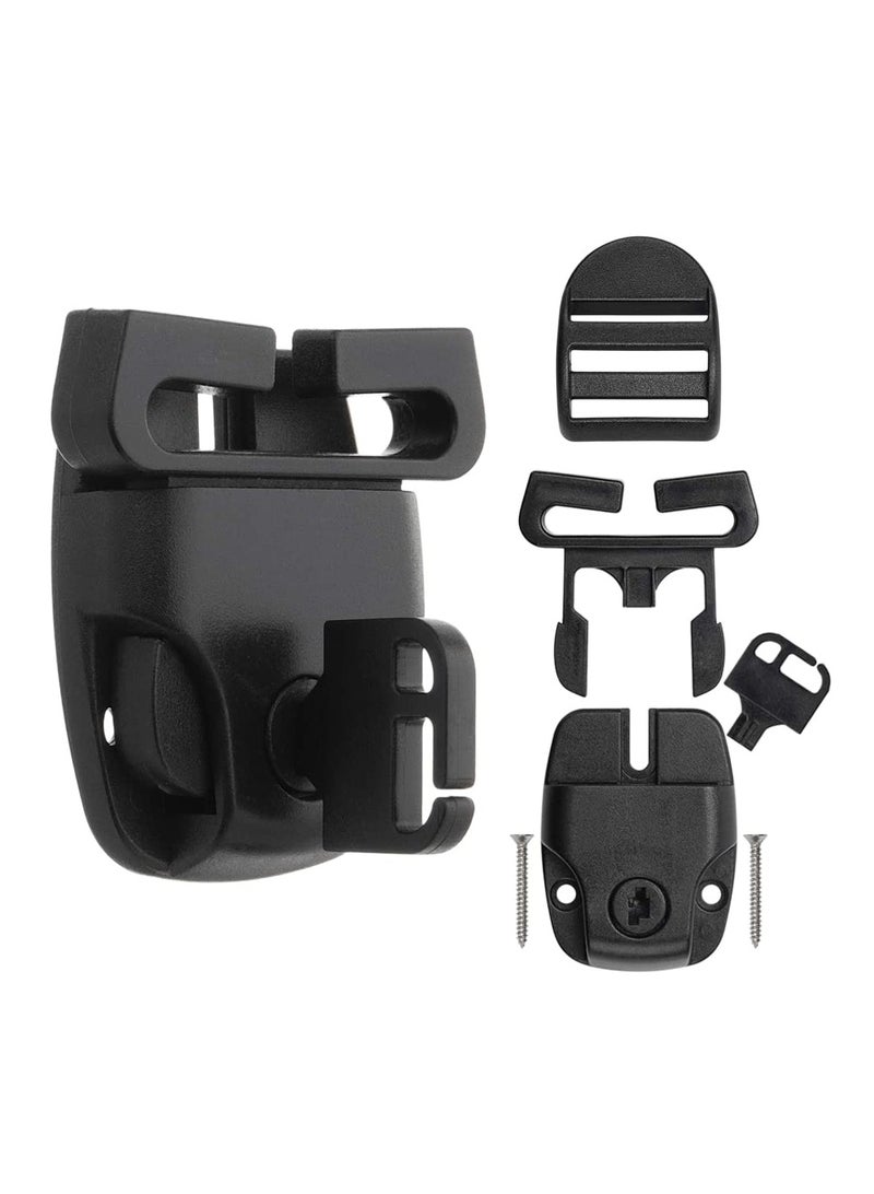 Barakah 4 Sets Spa Hot Tub Cover Clips Latch Replacement Kit, Includes Keys and Hardware Accessories, Lock for Cover Straps, 50x46mm, Ideal for Repairing Broken Latches - Image 4