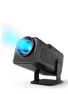 New HY320 Mini Portable Projector Auto Keystone Natvie 1080P 4K Supported 10000 Lumens Smart Projector with WiFi 6 BT 5.0 Screen Adjustment 180 Degree Rotation Built-in Android 11.0 OS