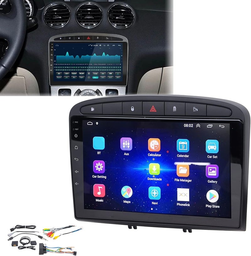 klarako 9in Car Navigation Touch Screen Multimedia Playing for Android10.0 Bluetooth Replacement for Peugeot 408/308/308SW 10?13(1+16G) - Image 5