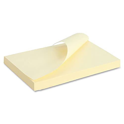 975 Supply 3" x 5" Yellow Self-Sticking Notepads, Sticky Notes, 100 Sheets/Pad - Variations (12 Pads) - Image 2